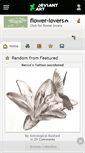 Mobile Screenshot of flower-lovers.deviantart.com