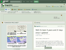 Tablet Screenshot of dragonkick.deviantart.com