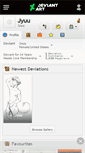 Mobile Screenshot of jyuu.deviantart.com