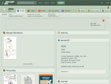 Tablet Screenshot of jyuu.deviantart.com