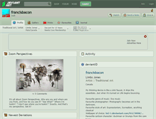 Tablet Screenshot of francisbacon.deviantart.com