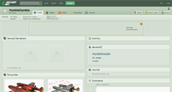 Desktop Screenshot of humbledumble.deviantart.com