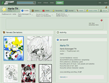 Tablet Screenshot of maria-th.deviantart.com