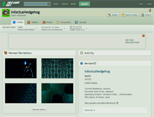 Tablet Screenshot of infectushedgehog.deviantart.com