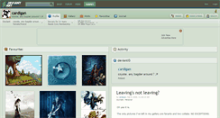 Desktop Screenshot of cardigan.deviantart.com