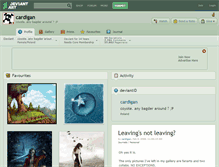 Tablet Screenshot of cardigan.deviantart.com
