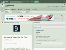 Tablet Screenshot of 123glaudiosa.deviantart.com