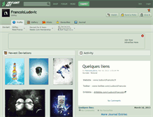 Tablet Screenshot of francoisludovic.deviantart.com