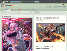 Tablet Screenshot of freezeex.deviantart.com