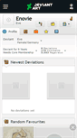Mobile Screenshot of enovie.deviantart.com