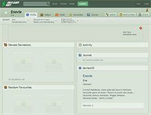 Tablet Screenshot of enovie.deviantart.com