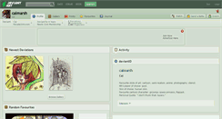Desktop Screenshot of caimarsh.deviantart.com