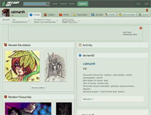 Tablet Screenshot of caimarsh.deviantart.com