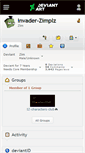 Mobile Screenshot of invader-zimplz.deviantart.com