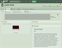 Tablet Screenshot of invader-zimplz.deviantart.com