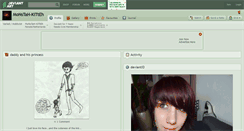 Desktop Screenshot of monstah-kitteh.deviantart.com