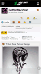 Mobile Screenshot of gothicblackstar.deviantart.com
