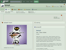 Tablet Screenshot of benoyd.deviantart.com