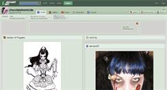 Desktop Screenshot of chocolatehomicide.deviantart.com