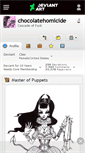 Mobile Screenshot of chocolatehomicide.deviantart.com