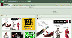 Desktop Screenshot of dhk88.deviantart.com
