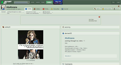 Desktop Screenshot of missrozana.deviantart.com