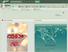 Tablet Screenshot of dipliner.deviantart.com