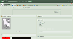 Desktop Screenshot of killerkyle09.deviantart.com