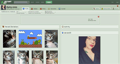 Desktop Screenshot of mymy-xoxo.deviantart.com