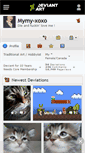 Mobile Screenshot of mymy-xoxo.deviantart.com