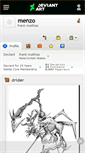 Mobile Screenshot of menzo.deviantart.com