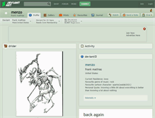 Tablet Screenshot of menzo.deviantart.com