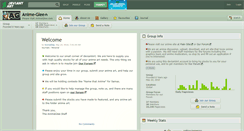 Desktop Screenshot of anime-glee.deviantart.com