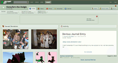 Desktop Screenshot of honeyfern-the-hedgie.deviantart.com