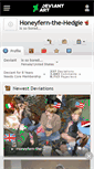 Mobile Screenshot of honeyfern-the-hedgie.deviantart.com