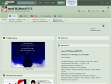 Tablet Screenshot of dontfeedtheartists.deviantart.com