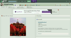 Desktop Screenshot of midnightrosebud.deviantart.com
