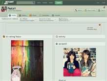 Tablet Screenshot of faylo1.deviantart.com