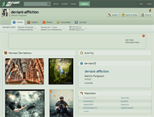 Tablet Screenshot of deviant-affliction.deviantart.com
