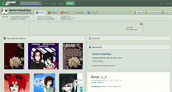 Desktop Screenshot of lemon-head-kyo.deviantart.com