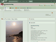 Tablet Screenshot of greyskymorning.deviantart.com