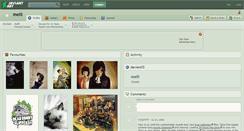 Desktop Screenshot of melli.deviantart.com