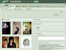 Tablet Screenshot of melli.deviantart.com