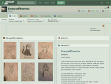 Tablet Screenshot of emeryaldphoenixx.deviantart.com
