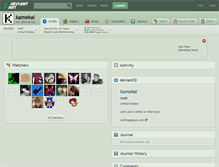 Tablet Screenshot of kamekai.deviantart.com