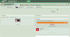 Desktop Screenshot of crazymadhatterxp.deviantart.com