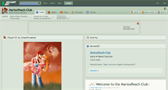 Desktop Screenshot of marioxpeach-club.deviantart.com