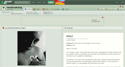 Desktop Screenshot of heartbreaks0ng.deviantart.com