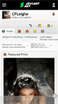 Mobile Screenshot of cfleighe.deviantart.com