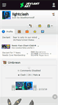 Mobile Screenshot of lightclash.deviantart.com